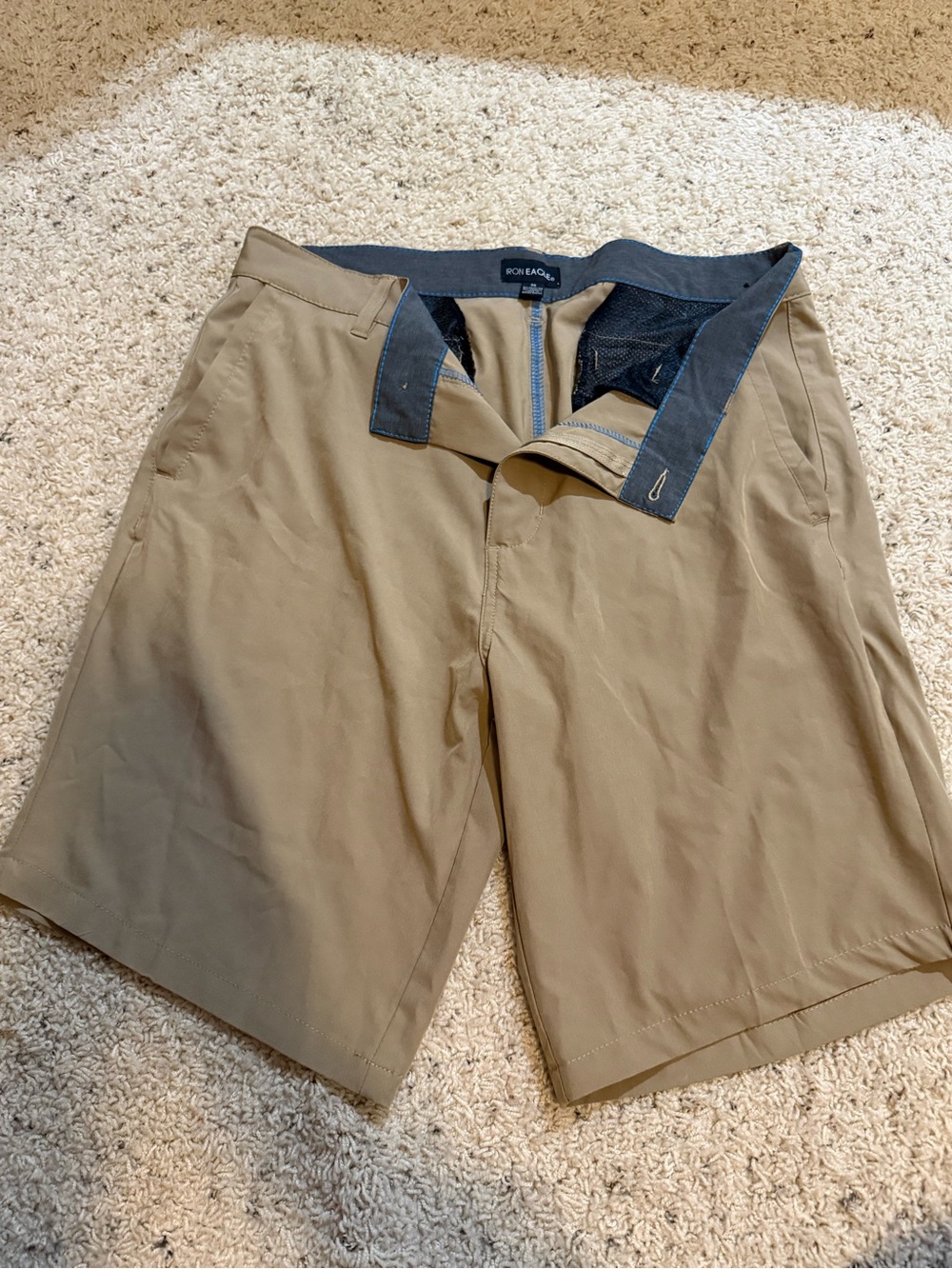 Men's Flat-Front Performance Shorts - Khaki by Bonobos
